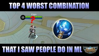 TOP 4 WORST COMBINATION IN MOBILE LEGENDS 😨