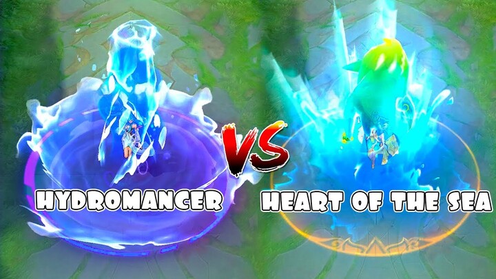 Kadita Heart of the Sea VS Hydromancer Skin Comparison