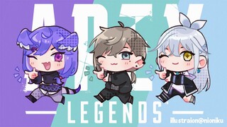 APEX | 今日はセレンさんと久檻夜さんと渋ハルカスタム！【にじさんじ/叶】