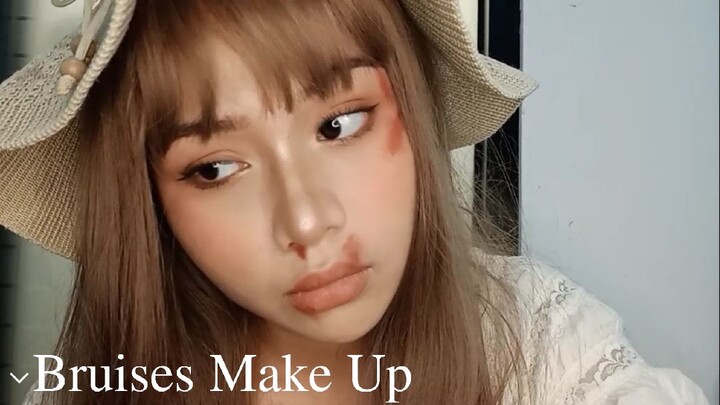 Fake Bruises Make Up: Aiko Tanaka from Oyasumi Punpun