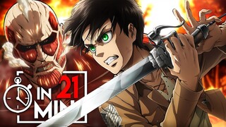 ATTACK ON TITAN 'STAFFEL 1' IN 21 MINUTEN