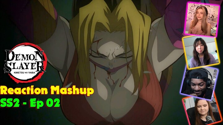 Demon Slayer / Kimetsu no Yaiba Season 2 Episode 2 Reaction Mashup - 鬼滅の刃 2期 2話