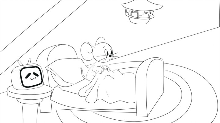 คลิป "Tom and Jerry" ที่ทาสีด้วยมือจำนวน 500 คลิปที่ปรับแต่งให้มีคุณภาพระดับ HD 1080p