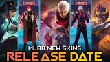 NEW SKINS RELEASE DATE - SAINT SEIYA BUYABLE SKIN - NEW EXORCISTS SKIN | Mobile Legends #whatsnext