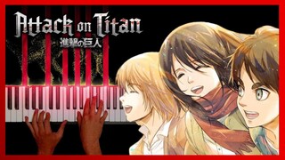 Red Swan Piano Cover - Attack on Titan Opening Season 3 Part 1 - Shingeki no Kyojin Piano Cover