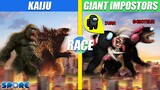 Kaiju vs Giant Impostors Race | SPORE