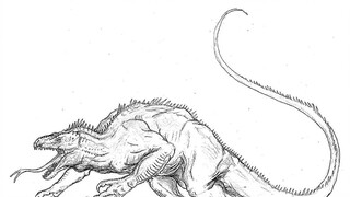Realistified Reptilian Creature | Drawing Into Reality
