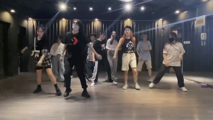 [11-person practice room] R1SE - ZOOM dance cover second rehearsal | Hu Mei is the dance leader for 