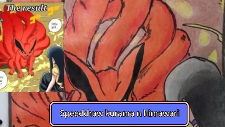 gambar pertemuan himawari dan kurama kecil