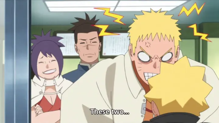 Naruto Caught Boruto Spying And Makes Fun Of Him