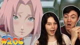 My Girlfriend REACTS to Naruto Shippuden EP 206 (Reaction/Review)