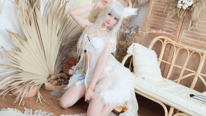 ภาพยนตร์สารคดี Arknightscos "Sunshine Dew" Platinum Cosplay: Watermelon Seed_Suikako