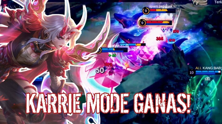 Karrie Marksman paling ganas!