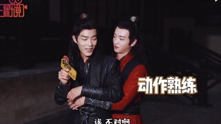 《陈情令》肖战王一博俩人谁的腰更细，代班主持“温宁”于斌亲手仗量解密！