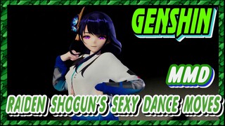 [Genshin  MMD]  Raiden Shogun's sexy dance moves