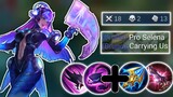 Selena Solo Carry Op Build🔥 || Noob Teammates Ranked Gameplay || Mlbb..