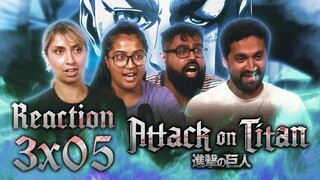 Attack on Titan DUB - 3x5 Reply - Group Reaction