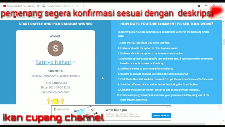 4 Pemenang GA ke-4 ICC