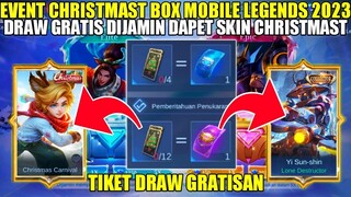 EVENT CHRISTMAST BOX MOBILE LEGENDS 2023! 1X DRAW GRATIS DIJAMIN DAPET SKIN CHRISTMAST/SPECIAL