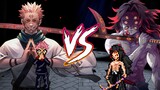 [MUGEN] Jujutsu Kaisen vs Demon Slayer | [1080P][60fps]