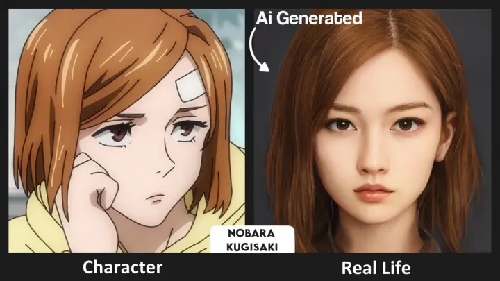 Jujutsu Kaisen Characters in Real Life (Ai Generated)