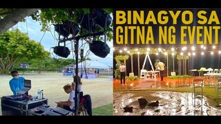 Lights Setup binagyo sa gitna ng event by SDSS pinoy vlog