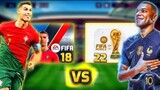 FIFA Mobile 22 Vs FIFA Mobile 18 - Gameplay, World Cup, Team Upgrades & More...