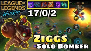 Ziggs KDA 17/0/2 | League of Legends: Wild Rift