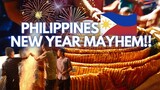 Philippines New Years!! Insanely Fun Fireworks!!