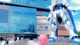 Gundam seed cos vlog | COS Lux pergi berfoto dengan Shanghai Gundam! Bawa pulang kebebasan ke dewa d