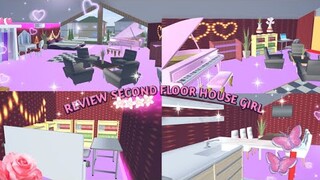 REVIEW SECOND FLOOR HOUSE GIRL🌺(REVIEW TIME)-🌸SAKURA SCHOOL SIMULATOR🌸|Angelo Official