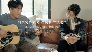 Henry Liu Xianhua mengadaptasi dan menyanyikan "love of my life" milik Queen dengan teks bahasa Mand