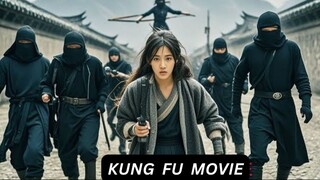 Kung Fu Movie! Beggar girl about to be assassinated is saved by a masked master with highly skills!