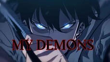 Jinwoo ngamuk abis-abisan di sini! 💥 | Solo Leveling x My Demons [AMV]
