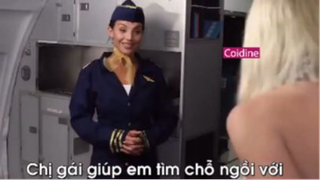Cô tiếp viên kém may mắn