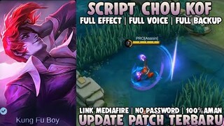 Script Skin Chou Kof iori Yagami Full Effect No Password Patch Terbaru | Mobile Legends