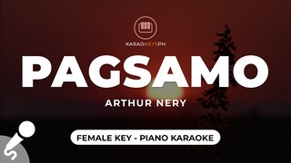 Pagsamo - Arthur Nery (Female Key - Piano Karaoke)