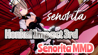 Senorita "Kapten, Kenapa Menatapku Terus?" | MMD Honkai Impact 3rd