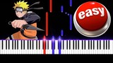 Piano Tutorial: Naruto Main Theme (Anime) [EASY/BEGINNER] [Synthesia]