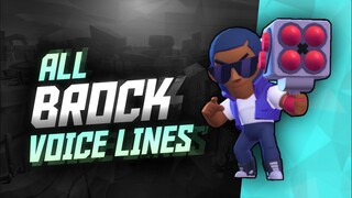 BROCK Voice Lines | Brawl Stars