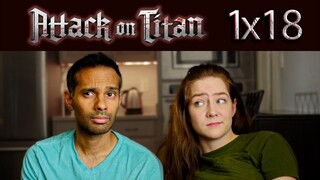 Attack on Titan Reaction 1x18 | Forest of Giant Trees: The 57th Exterior Scouting Mission, Part 2