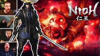 Streamers Rage While Playing Nioh, Compilation (Nioh)