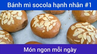 Bánh mì socola hạnh nhân p1