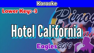 Hotel California by Eagles (Karaoke : Lower Key : -3)