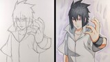 How to Draw Sasuke Uchiha - [Naruto Shippuden]