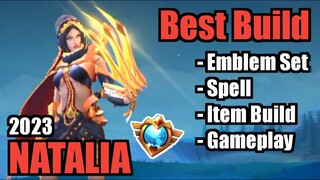 NATALIA BEST BUILD 2023 | TOP 1 GLOBAL NATALIA BUILD | NATALIA - MOBILE LEGENDS | MLBB