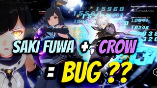 Saki Fuwa + Crow 3x Skill Bug ?? Gameplay Showcase Tower Of Fantasy Global