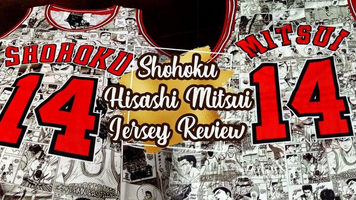 [ REVIEW ] Cosplay Jersey : Slam Dunk スラムダンク Hisashi Mitsui 三井 寿 Shohoku High School 湘北高等学校 Anime