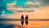 Heaven Knows (Orange & Lemon)