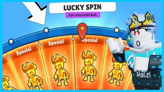 CHEAT HALAL !! TRIK MENDAPATKAN SKIN SPECIAL & TOKEN GRATIS DENGAN 1 KALI SPIN - Stumble Guys